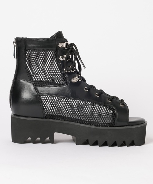 HARE（ハレ）の「シャークソールメッシュブーサン(HARE)（サンダル・メンズ・ブラック・LARGE/MEDIUM）」の8枚目の写真