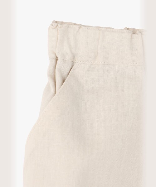 agnes b.（アニエスベー）の「キッズ コットンリネン ハーフ パンツ（その他パンツ・キッズ・ベージュ系その他・140/130/120/110/100）」の4枚目の写真