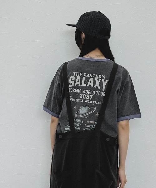 niko and...（ニコアンド）の「[MODE NORM CORE] ジョーゼットルーズサロペ（サロペット/オーバーオール・レディース・キャメル/グレー/ブラック・LARGE/MEDIUM）」の5枚目の写真