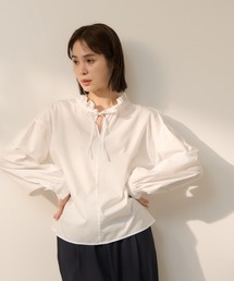 ketty（ケティ）の「ハイカウントタイプライターフリルネックブラウス（シャツ/ブラウス）」