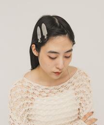 KBF | フラットメタルヘアークリップ(バレッタ/ヘアクリップ)