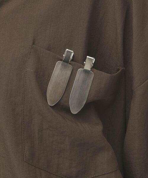 KBF（ケイビーエフ）の「フラットメタルヘアークリップ（バレッタ/ヘアクリップ・レディース・シルバー/ゴールド・ONE）」の4枚目の写真