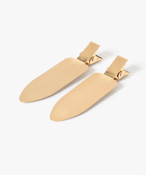 KBF（ケイビーエフ）の「フラットメタルヘアークリップ（バレッタ/ヘアクリップ・レディース・シルバー/ゴールド・ONE）」の10枚目の写真