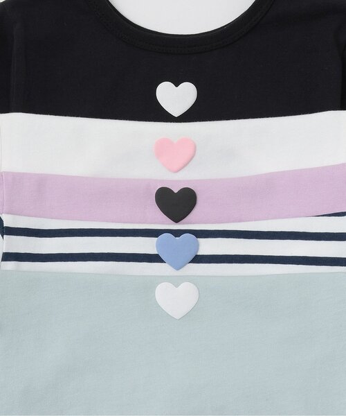 Lycee mine（リセマイン）の「【綿100％】 【速乾・UV・型崩れしない】【どちらが前でもOK】【ムテキT】バルーンペプラムトップス（Tシャツ/カットソー・キッズ・ラベンダー/オフホワイト/ブラック/ミント/カラフル・120cm/90cm/100cm/110cm/130cm/140cm/150cm）」の13枚目の写真