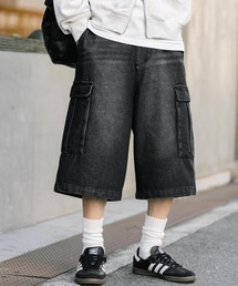 GRANCY】Seam Design Wide Straight Denim Pants / シームデザイン