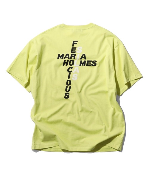 SILAS（サイラス）の「CROSSWORD S/S TEE（Tシャツ/カットソー・メンズ・ブラック/ホワイト/ピンク/パープル/イエロー・M/L/XL）」の4枚目の写真