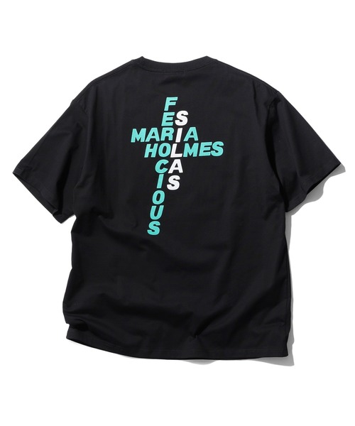 SILAS（サイラス）の「CROSSWORD S/S TEE（Tシャツ/カットソー・メンズ・ブラック/ホワイト/ピンク/パープル/イエロー・M/L/XL）」の3枚目の写真