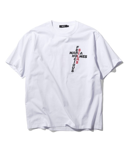SILAS（サイラス）の「CROSSWORD S/S TEE（Tシャツ/カットソー・メンズ・ブラック/ホワイト/ピンク/パープル/イエロー・M/L/XL）」の15枚目の写真