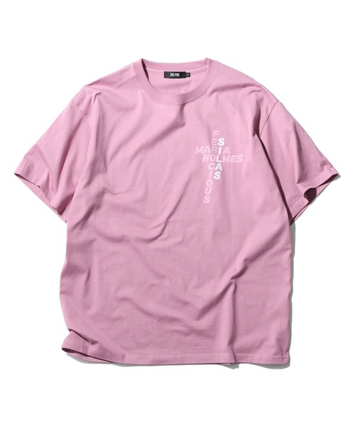 SILAS（サイラス）の「CROSSWORD S/S TEE（Tシャツ/カットソー・メンズ・ブラック/ホワイト/ピンク/パープル/イエロー・M/L/XL）」の14枚目の写真