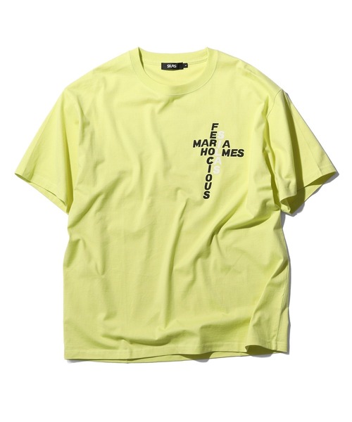 SILAS（サイラス）の「CROSSWORD S/S TEE（Tシャツ/カットソー・メンズ・ブラック/ホワイト/ピンク/パープル/イエロー・M/L/XL）」の13枚目の写真
