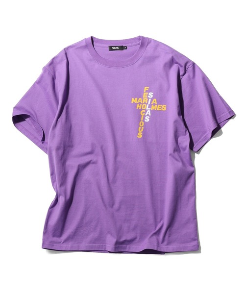 SILAS（サイラス）の「CROSSWORD S/S TEE（Tシャツ/カットソー・メンズ・ブラック/ホワイト/ピンク/パープル/イエロー・M/L/XL）」の12枚目の写真