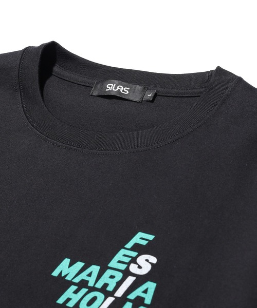 SILAS（サイラス）の「CROSSWORD S/S TEE（Tシャツ/カットソー・メンズ・ブラック/ホワイト/ピンク/パープル/イエロー・M/L/XL）」の9枚目の写真