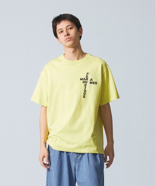 SILAS(サイラス)の「CROSSWORD S/S TEE(Tシャツ/カットソー・メンズ・ブラック/ホワイト/ピンク/パープル/イエロー・M/L/XL)」の22枚目の写真