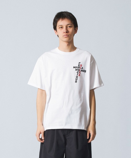 SILAS(サイラス)の「CROSSWORD S/S TEE(Tシャツ/カットソー・メンズ・ブラック/ホワイト/ピンク/パープル/イエロー・M/L/XL)」の12枚目の写真