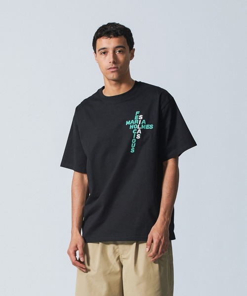 SILAS(サイラス)の「CROSSWORD S/S TEE(Tシャツ/カットソー・メンズ・ブラック/ホワイト/ピンク/パープル/イエロー・M/L/XL)」の15枚目の写真