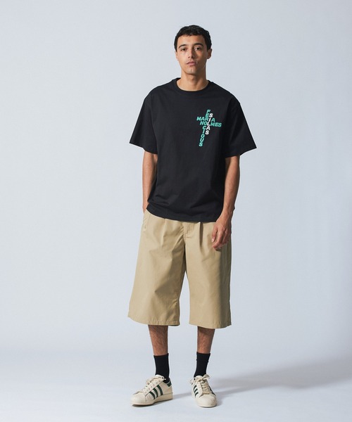 SILAS(サイラス)の「CROSSWORD S/S TEE(Tシャツ/カットソー・メンズ・ブラック/ホワイト/ピンク/パープル/イエロー・M/L/XL)」の16枚目の写真