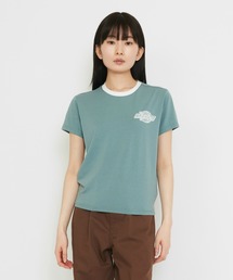 Dickies/ディッキーズ プレーンビル リンガーTシャツ/ワンポイントTシャツ 半袖