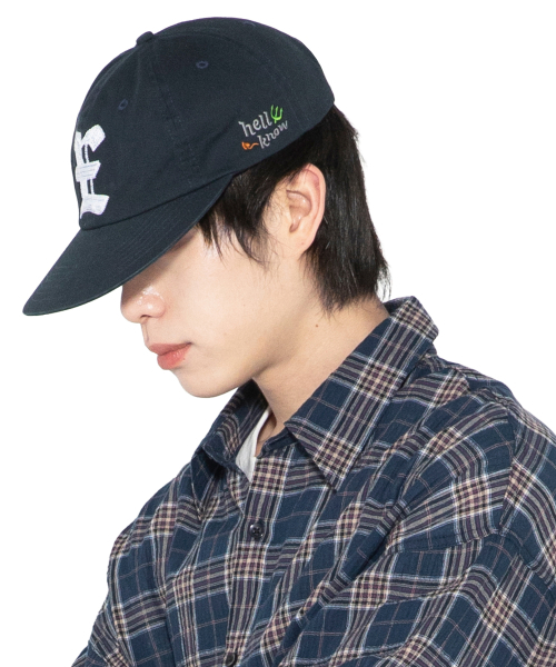 XTONZ(エクストーンズ)の「XTA103 セイントヴィンテージコットンボールキャップ (NAVY)(キャップ・レディース・その他・F)」の2枚目の写真