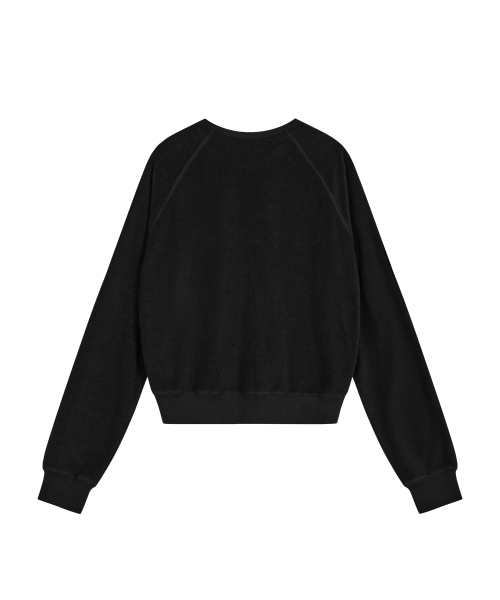Rest&Recreation(レストアンドレクリエーション)の「TERRY CROPPED SWEATSHIRT - BLACK(スウェット・レディース・その他・ONE)」の6枚目の写真