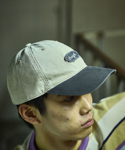 niko and...（ニコアンド）の「アソートウォッシュ刺繍キャップ（キャップ・メンズ・チャコール/その他1/オフホワイト・FREE）」の4枚目の写真