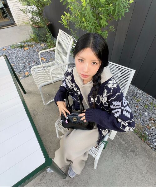 MUARMUS（ムアルムス）の「Soft Cotton Knit Pants [Light Beige]（スウェットパンツ・レディース・ライトベージュ・FREE）」の2枚目の写真