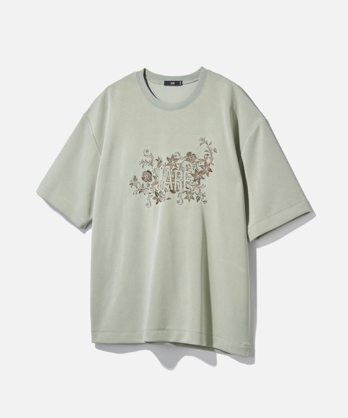 HARE(ハレ)の「フラワーHAロゴカット(HARE)(Tシャツ/カットソー・メンズ・ホワイト/ブラック/グリーン・FREE)」の3枚目の写真