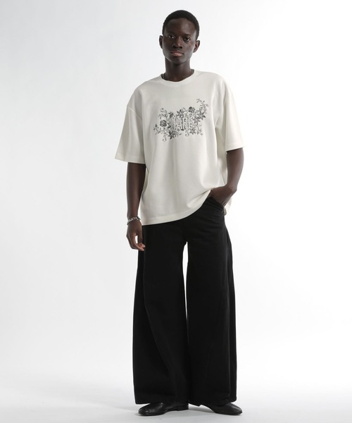 HARE(ハレ)の「フラワーHAロゴカット(HARE)(Tシャツ/カットソー・メンズ・ホワイト/ブラック/グリーン・FREE)」の6枚目の写真