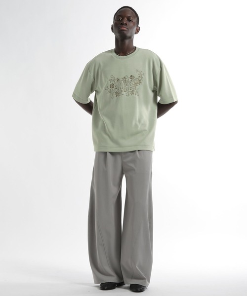 HARE(ハレ)の「フラワーHAロゴカット(HARE)(Tシャツ/カットソー・メンズ・ホワイト/ブラック/グリーン・FREE)」の11枚目の写真