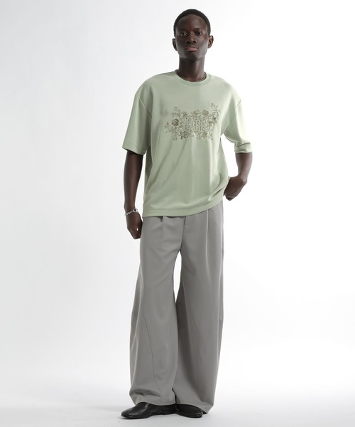 HARE(ハレ)の「フラワーHAロゴカット(HARE)(Tシャツ/カットソー・メンズ・ホワイト/ブラック/グリーン・FREE)」の12枚目の写真