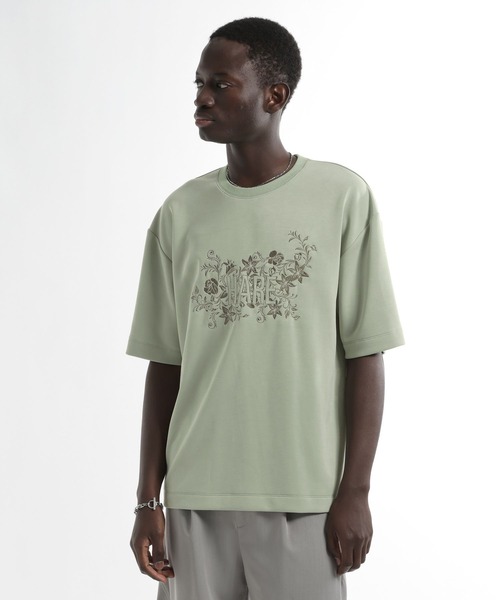 HARE(ハレ)の「フラワーHAロゴカット(HARE)(Tシャツ/カットソー・メンズ・ホワイト/ブラック/グリーン・FREE)」の19枚目の写真