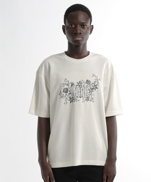 HARE(ハレ)の「フラワーHAロゴカット(HARE)(Tシャツ/カットソー・メンズ・ホワイト/ブラック/グリーン・FREE)」の20枚目の写真