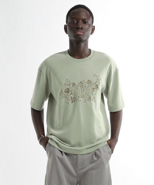 HARE(ハレ)の「フラワーHAロゴカット(HARE)(Tシャツ/カットソー・メンズ・ホワイト/ブラック/グリーン・FREE)」の18枚目の写真