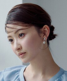 TOCCA（トッカ）の「FULL HEART EARRINGS 淡水パールイヤリング（イヤリング）」