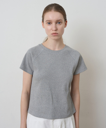 レギュラースリムTシャツ グレー