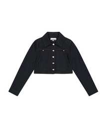 POCKET DETAIL TRUCKER [INDIGO]