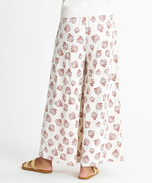 BILLABONG（ビラボン）の「BILLABONG/ビラボン ロングパンツ WIDE EASY LONG PANTS BG01C700（その他パンツ・レディース・ホワイト×ブラウン/ブラック×ホワイト・M）」の5枚目の写真