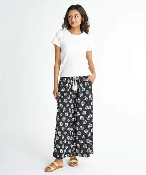 BILLABONG（ビラボン）の「BILLABONG/ビラボン ロングパンツ WIDE EASY LONG PANTS BG01C700（その他パンツ・レディース・ホワイト×ブラウン/ブラック×ホワイト・M）」の11枚目の写真