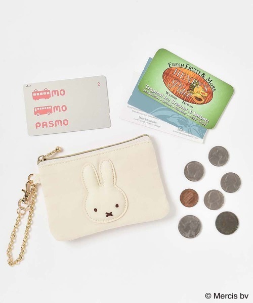 Miffy( ミッフィー)の「BRUNA BASIC WAPPENコイン&パスケース(パスケース・レディース・ブラウン系その他/ホワイト系その他・FREE)」の2枚目の写真