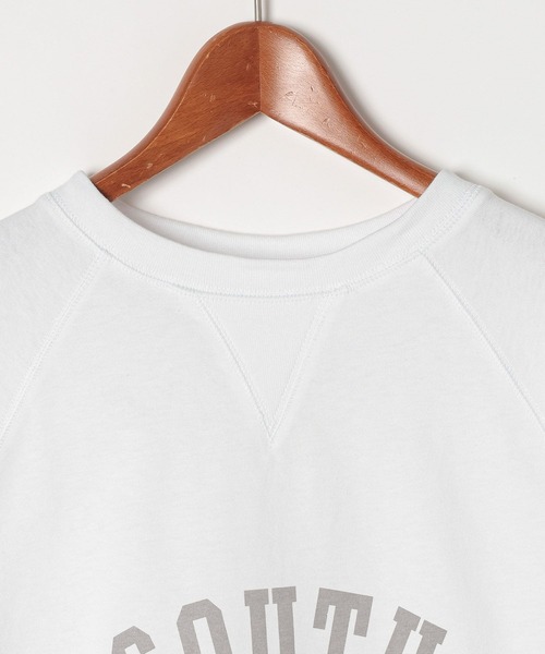 Champion（チャンピオン）の「【Champion(チャンピオン)】 半袖プリントTシャツ（Tシャツ/カットソー・レディース・ナチュラル/ホワイト/ネイビー・MEDIUM/LARGE）」の5枚目の写真