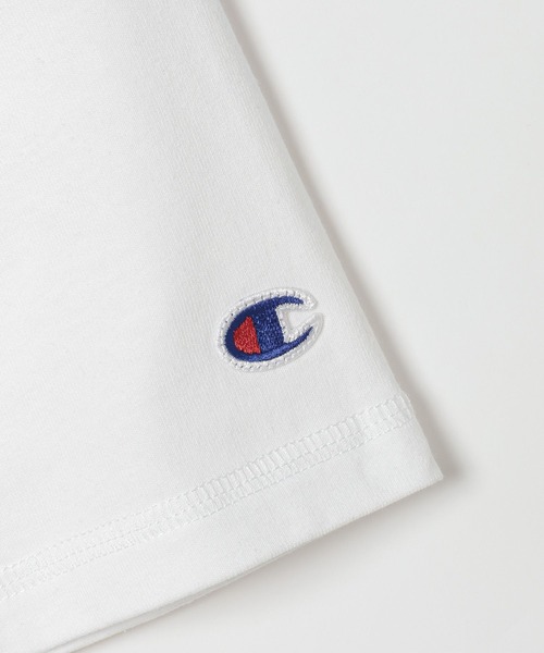 Champion（チャンピオン）の「【Champion(チャンピオン)】 半袖プリントTシャツ（Tシャツ/カットソー・レディース・ナチュラル/ホワイト/ネイビー・MEDIUM/LARGE）」の8枚目の写真