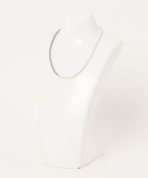 collex（コレックス）の「【Ljud/ユード】配色ガラスバロックパールネックレス（ネックレス・レディース・シルバー・フリー）」の2枚目の写真