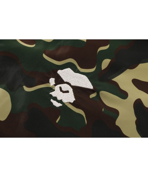 A BATHING APE（アベイシングエイプ）の「GLITCH WOODLAND CAMO COACH JACKET（ミリタリージャケット・メンズ・パープル/グリーン・XX-LARGE/X-LARGE/MEDIUM/SMALL）」の6枚目の写真