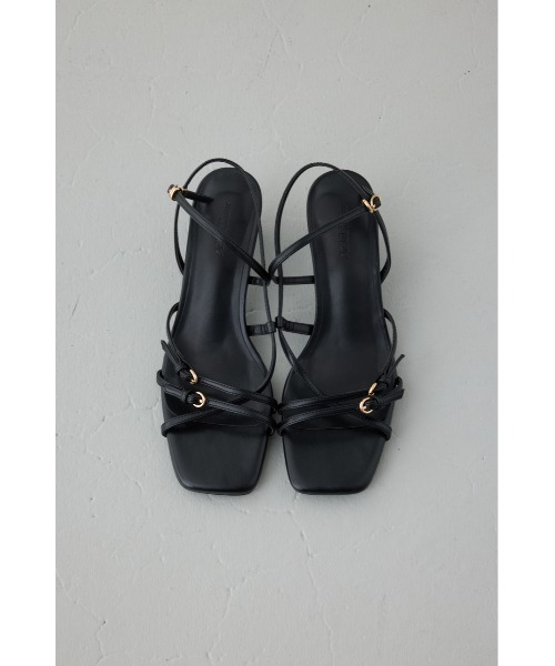 AZUL by moussy(アズールバイマウジー)の「【ロングセラー】ナローストラップサンダル(サンダル・レディース・ブラック/ブラウン/レッド・LL/LARGE/MEDIUM/SMALL)」の14枚目の写真