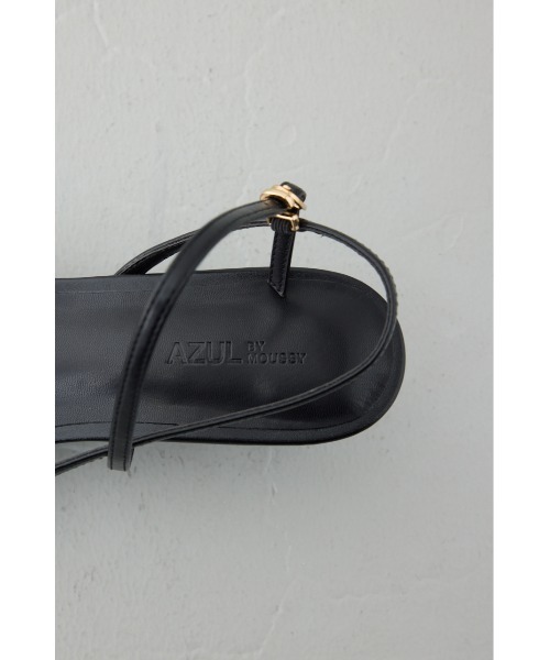 AZUL by moussy(アズールバイマウジー)の「【ロングセラー】ナローストラップサンダル(サンダル・レディース・ブラック/ブラウン/レッド・LL/LARGE/MEDIUM/SMALL)」の20枚目の写真