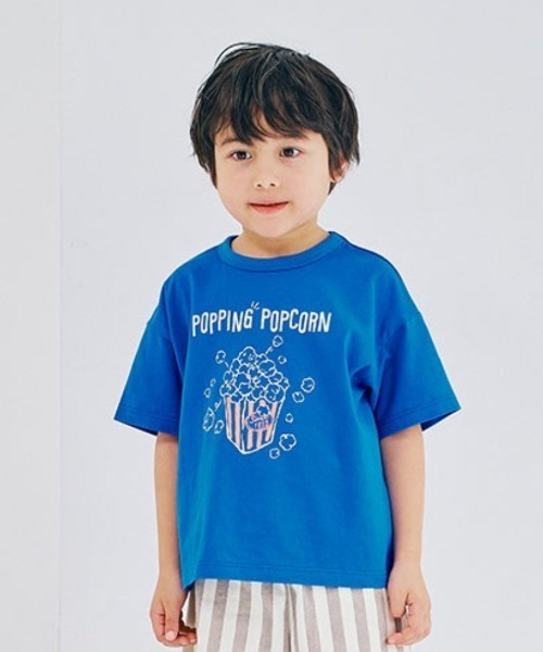 LYKKE(リッケ)の「マイニチお洗濯してもよれにくい半袖Tシャツ(Tシャツ/カットソー・キッズ・オレンジ/グリーン/ブルー/杢グレー/アイボリー/ピンク系その他・100/110/140/150/90/120/130/80)」の4枚目の写真