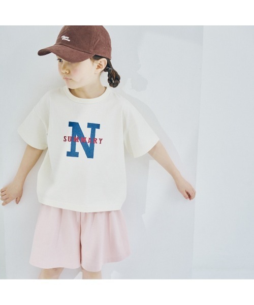 LYKKE(リッケ)の「マイニチお洗濯してもよれにくい半袖Tシャツ(Tシャツ/カットソー・キッズ・オレンジ/グリーン/ブルー/杢グレー/アイボリー/ピンク系その他・100/110/140/150/90/120/130/80)」の17枚目の写真
