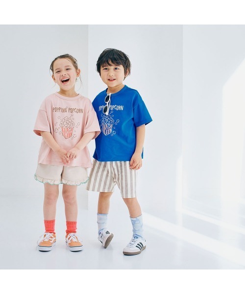 LYKKE(リッケ)の「マイニチお洗濯してもよれにくい半袖Tシャツ(Tシャツ/カットソー・キッズ・オレンジ/グリーン/ブルー/杢グレー/アイボリー/ピンク系その他・100/110/140/150/90/120/130/80)」の15枚目の写真