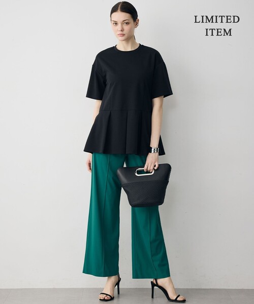 ICB（アイシービー）の「【WEB限定】 ライトダンボール ペプラムプルオーバー（Tシャツ/カットソー・レディース・ブラック系/ブルー系/イエロー系/アイボリー系・LARGE/X-LARGE）」の11枚目の写真