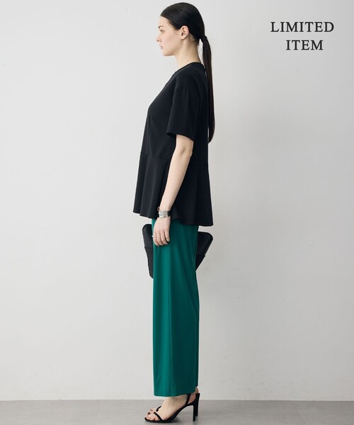 ICB（アイシービー）の「【WEB限定】 ライトダンボール ペプラムプルオーバー（Tシャツ/カットソー・レディース・ブラック系/ブルー系/イエロー系/アイボリー系・LARGE/X-LARGE）」の12枚目の写真