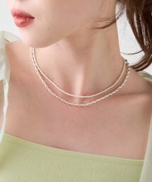 Kastane（カスタネ）の「【fiw.】ビーズダブルネックレス（ネックレス）」